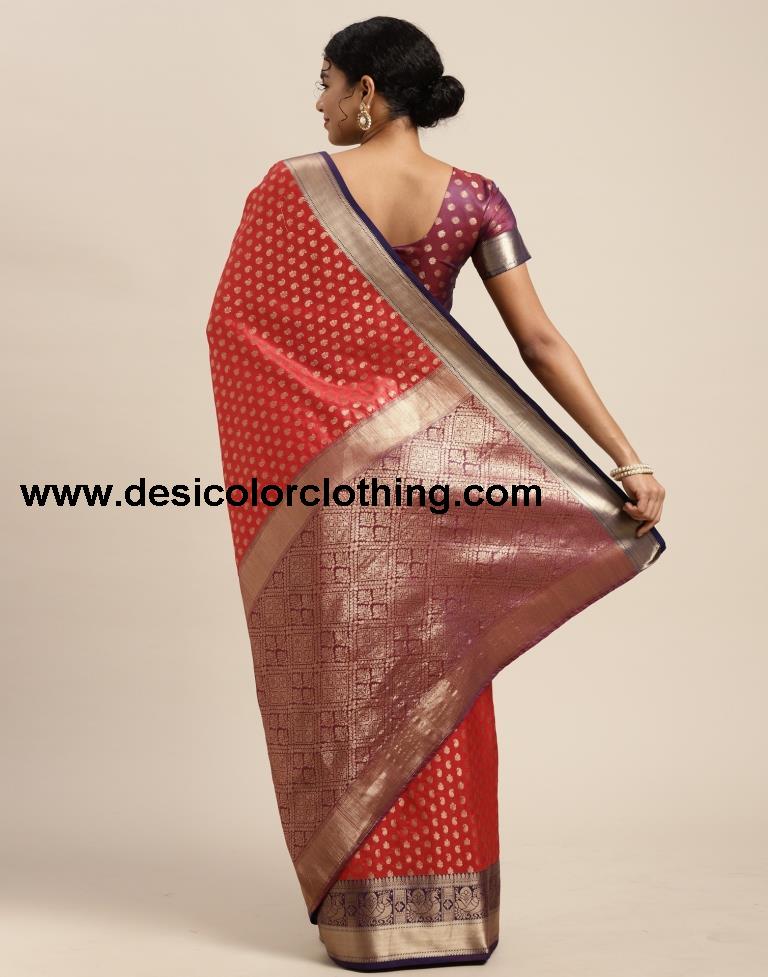 Red Silk Saree