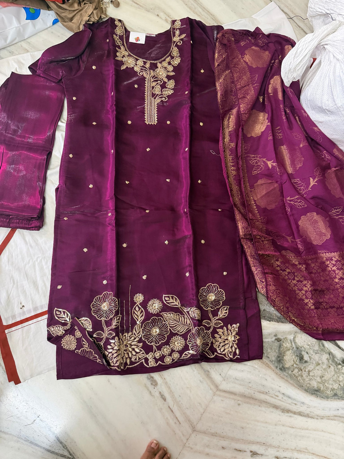 Product Image - Elegant Heavy Stone Work Party Wear Suit - 2