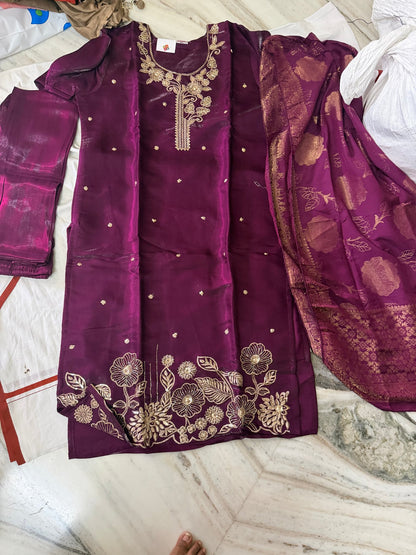 Product Image - Elegant Heavy Stone Work Party Wear Suit - 2