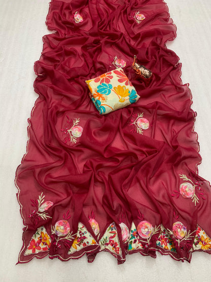 Product Image - Samosha Star Georgette Designer Saree