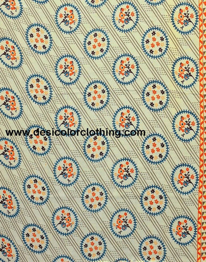Printed Polyester Unstitched Salwar Suit Material