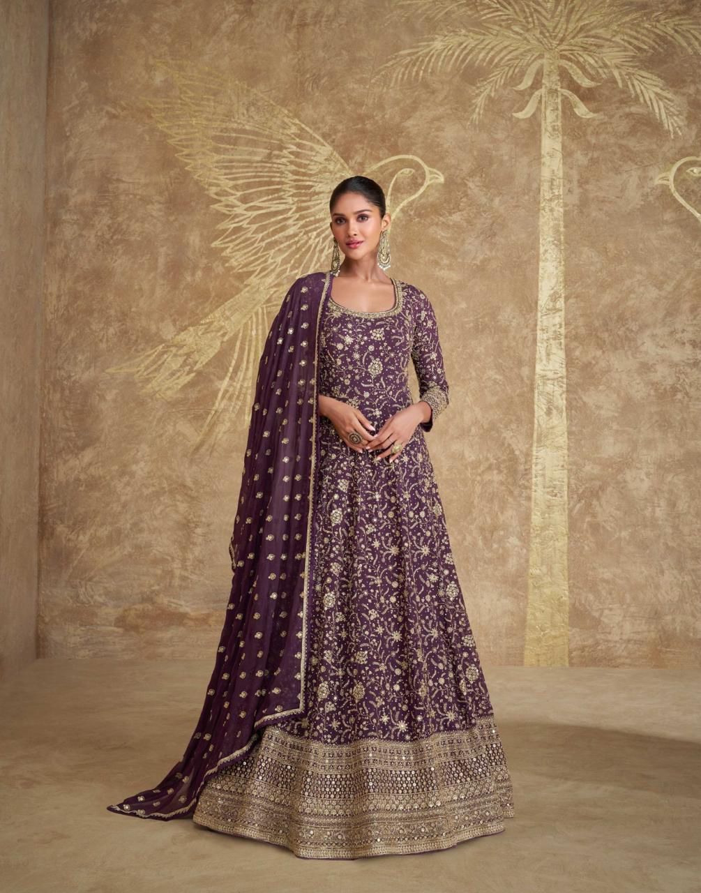 Product Image - Sayuri Designer Royal Collection - Elegant Georgette Embroidered Sarees