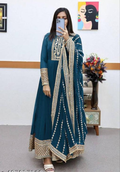 Designer Anarkali Gowns | Elegant Indian Party Wear