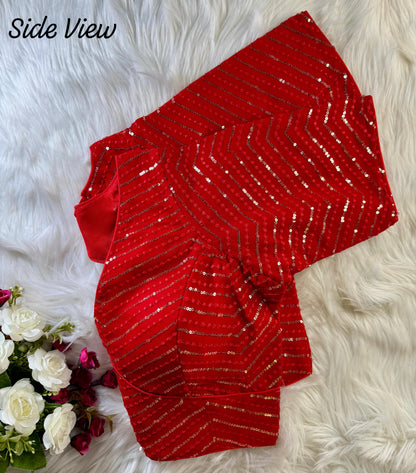 Product Image - Designer Georgette Saree Collection - Falguni
