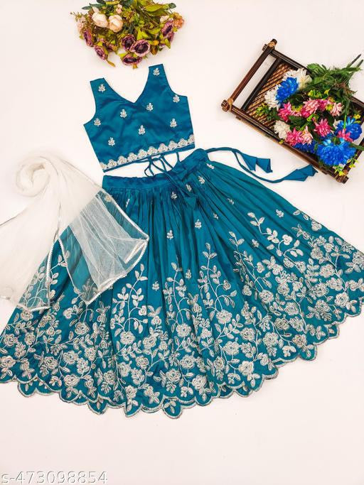 Product Image - Designer Kids Lehengas: Trendy Ethnic Wear for Girls - 1