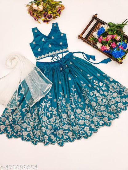 Product Image - Designer Kids Lehengas: Trendy Ethnic Wear for Girls - 1
