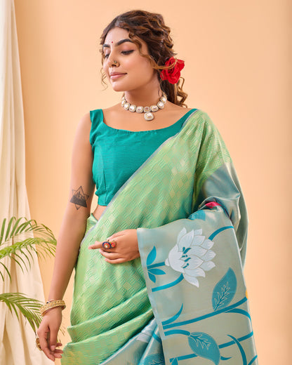Product Image - Exquisite Pure Paithani Silk Saree - Festive & Wedding Collection