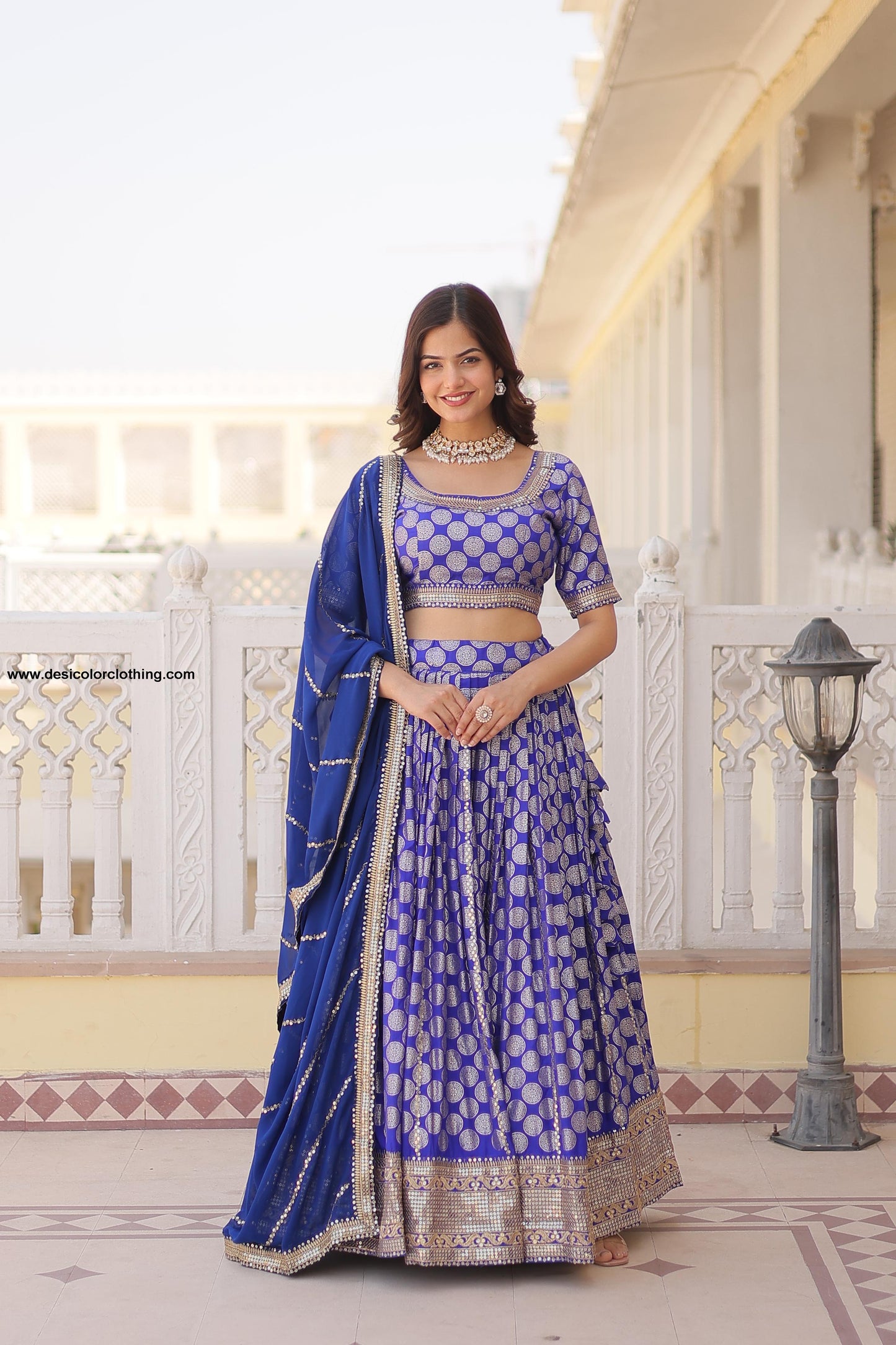 Georgette Saree Viscose Georgette Saree Additional Work With Contrast Viscose Georgette Blouse