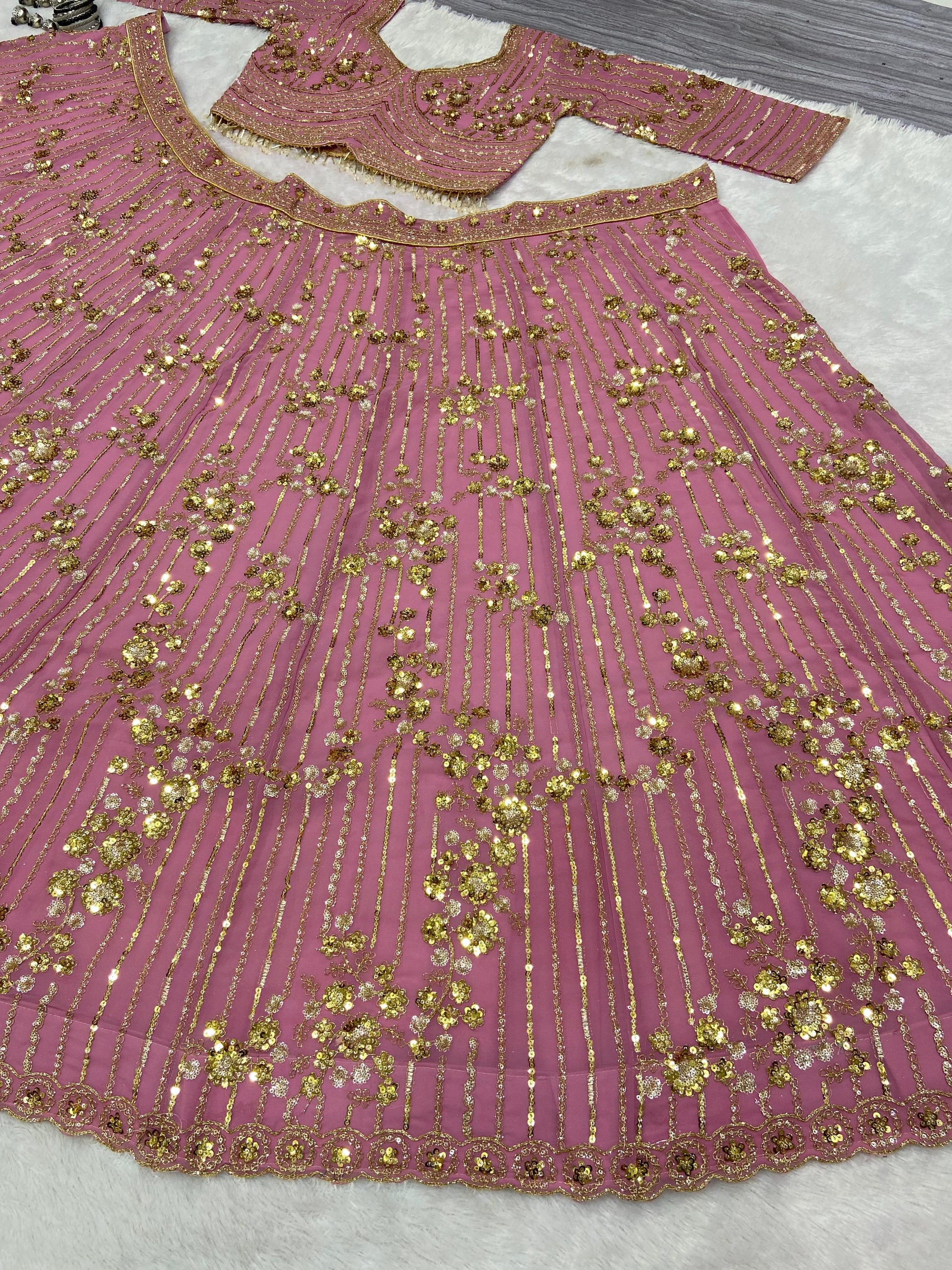 Product Image - Elegant Designer Lehenga - Premium Faux Georgette Collection