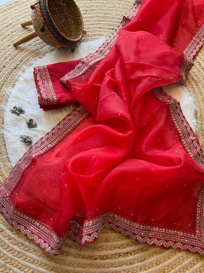 Product Image - Leela Exclusive Organza Silk Saree