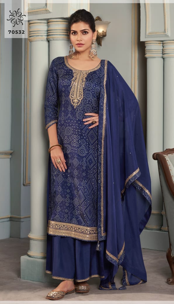 Product Image - Elegantly Designed Georgette Saree for Festive Occasions