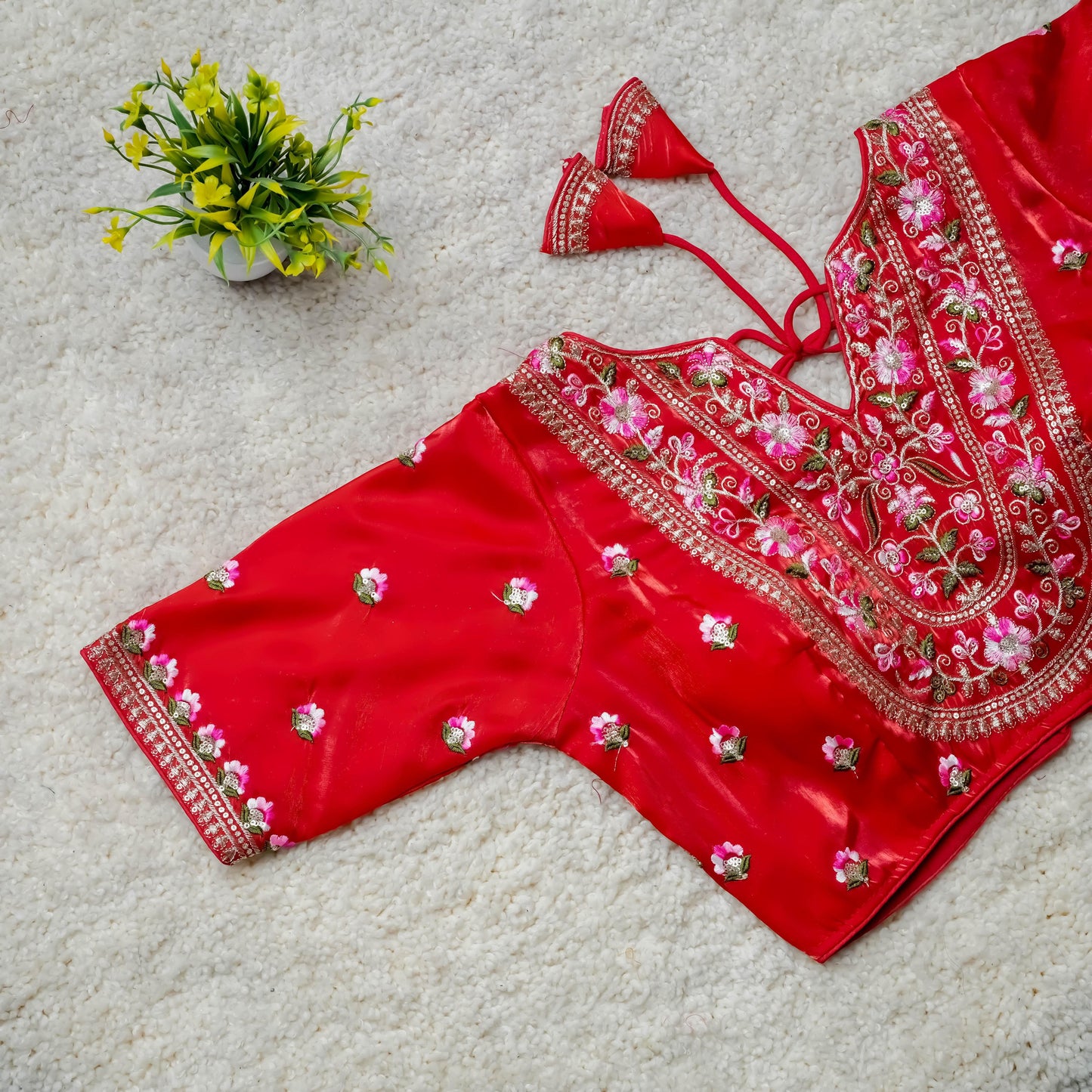 Product Image - Designer Festival Wear Embroidered Blouse