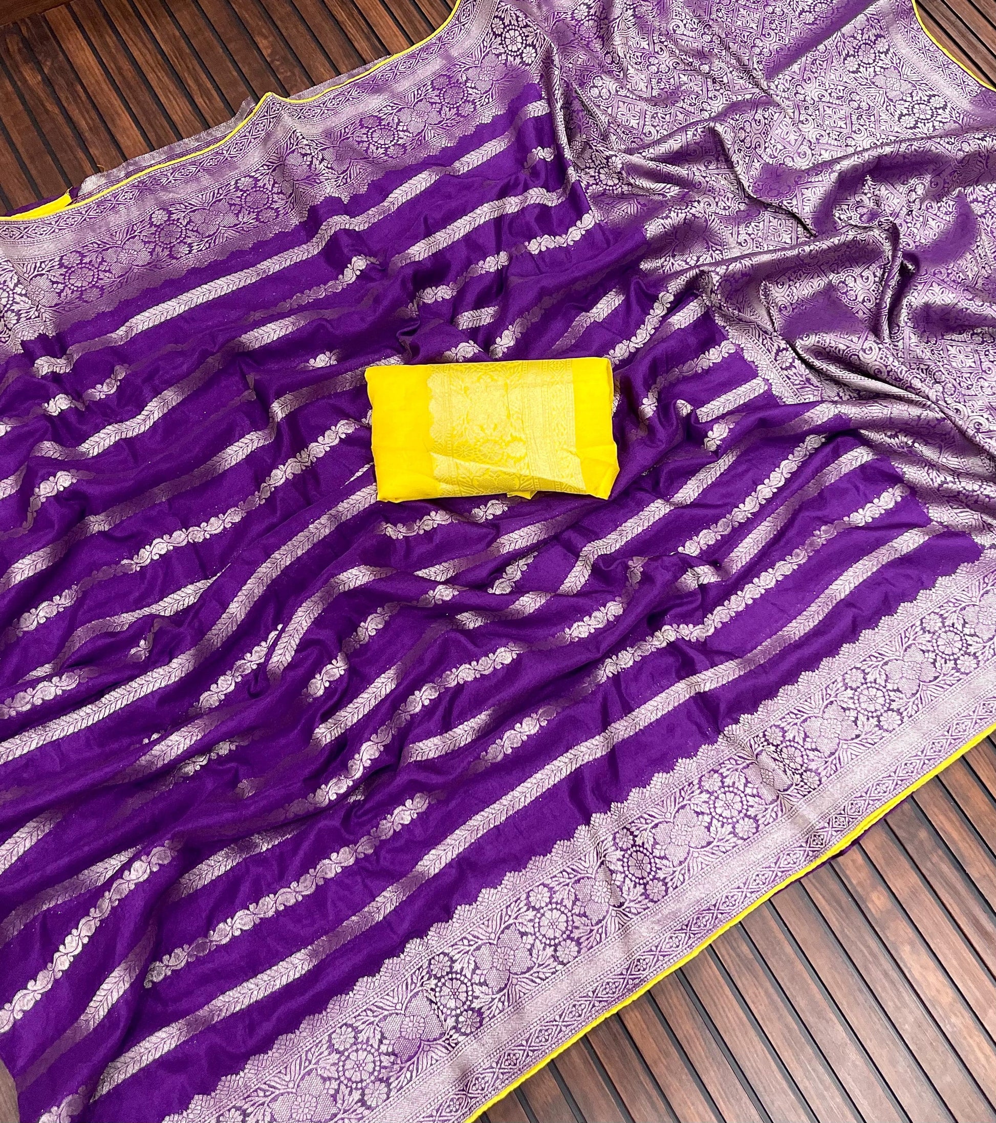 Product Image - Designer Soft Georgette Saree with Handcrafted Detailing