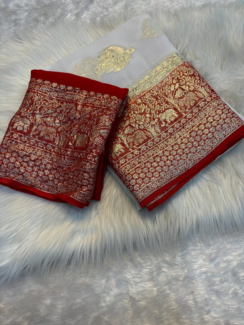 Product Image - Viscose Georgette Designer Saree