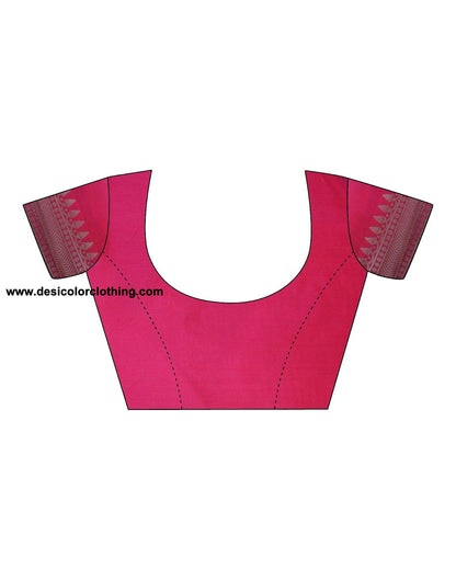 Pink Banarasi Silk Woven Saree