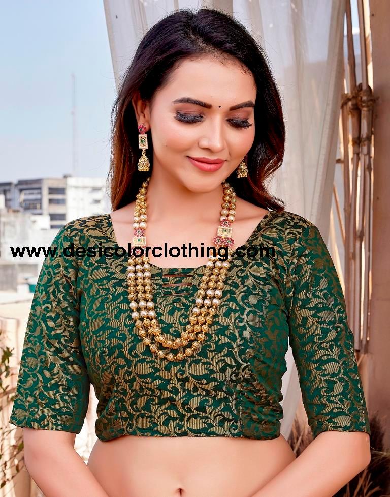 Beige Silk Woven Saree