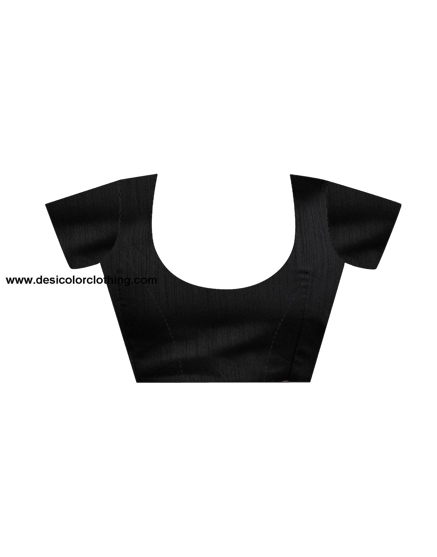 Black Georgette Sequence Saree