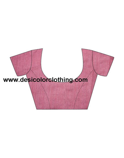 Pink Chiffon Printed Saree