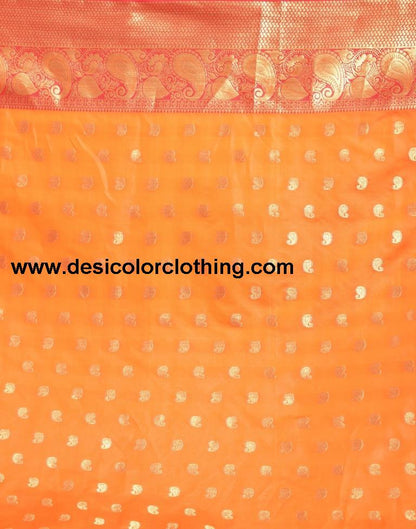 Turmeric Yellow Banarasi Silk Saree