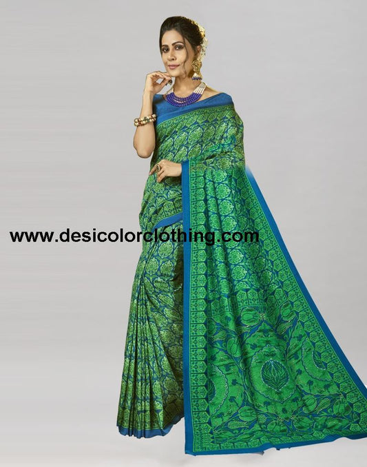 Blue Pashmina Saree | 831S2717B