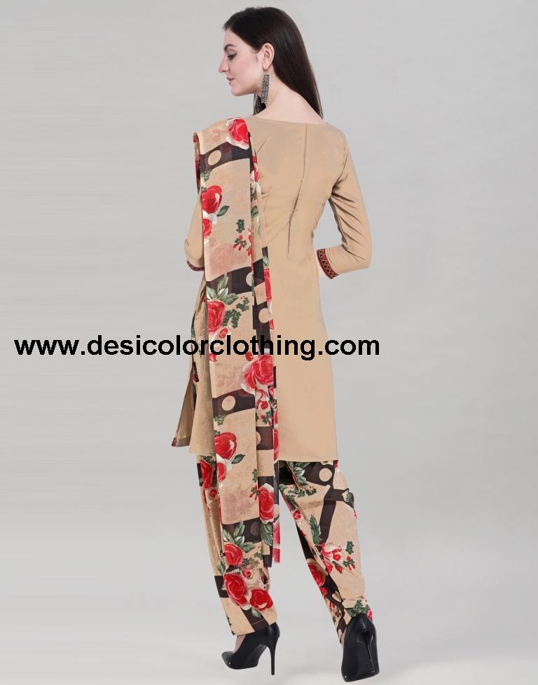 Printed Unstitched Salwar Suit Material