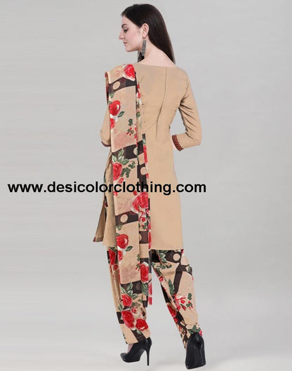 Printed Unstitched Salwar Suit Material