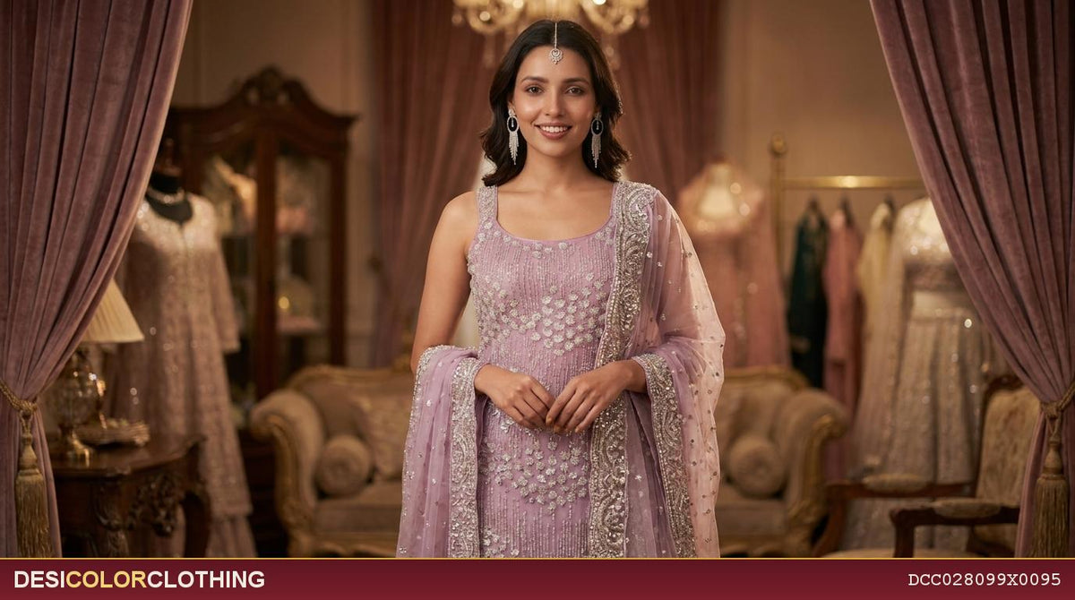 Product Image - Elegant designer plazzo suits fro wedding - 6