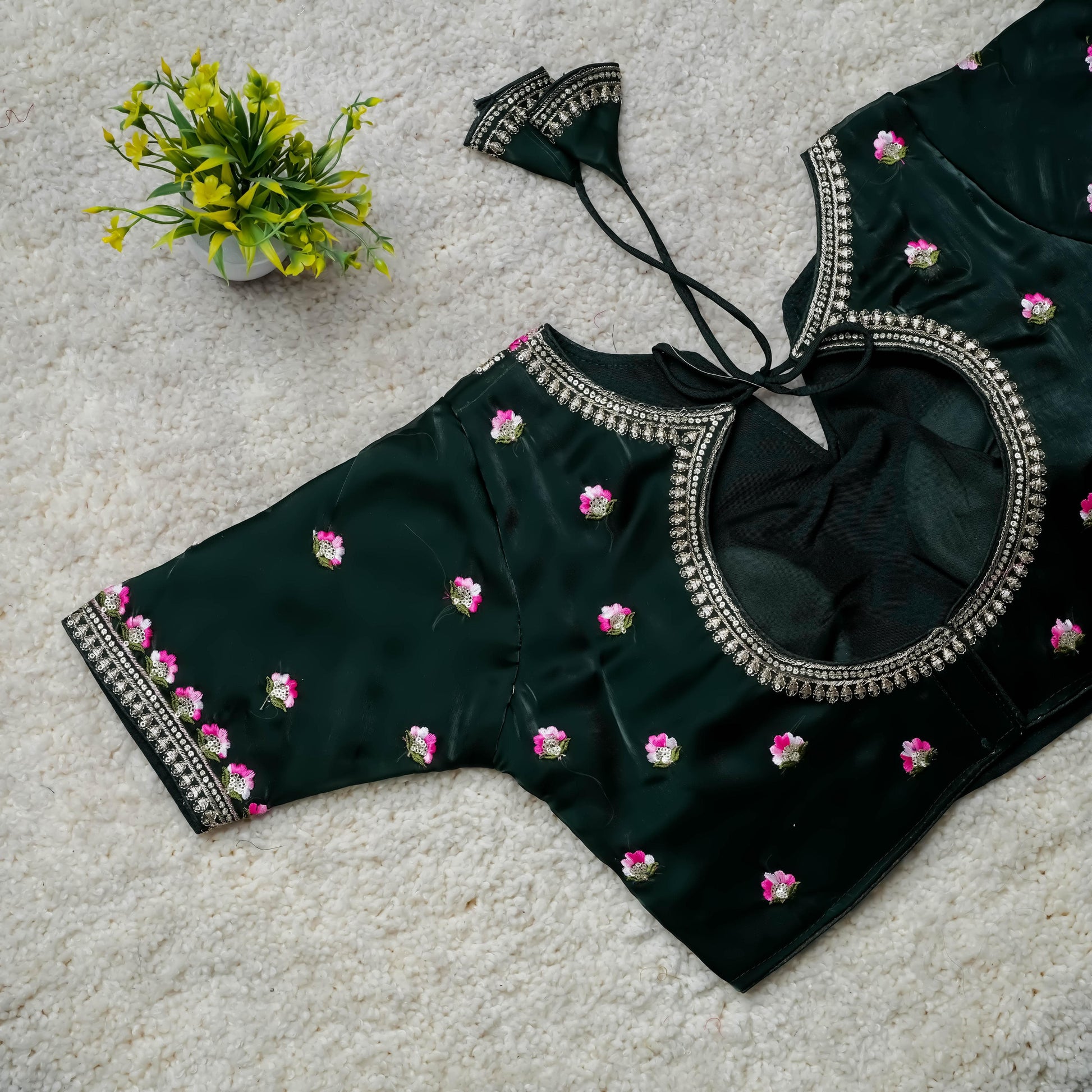 Product Image - Designer Festival Wear Embroidered Blouse