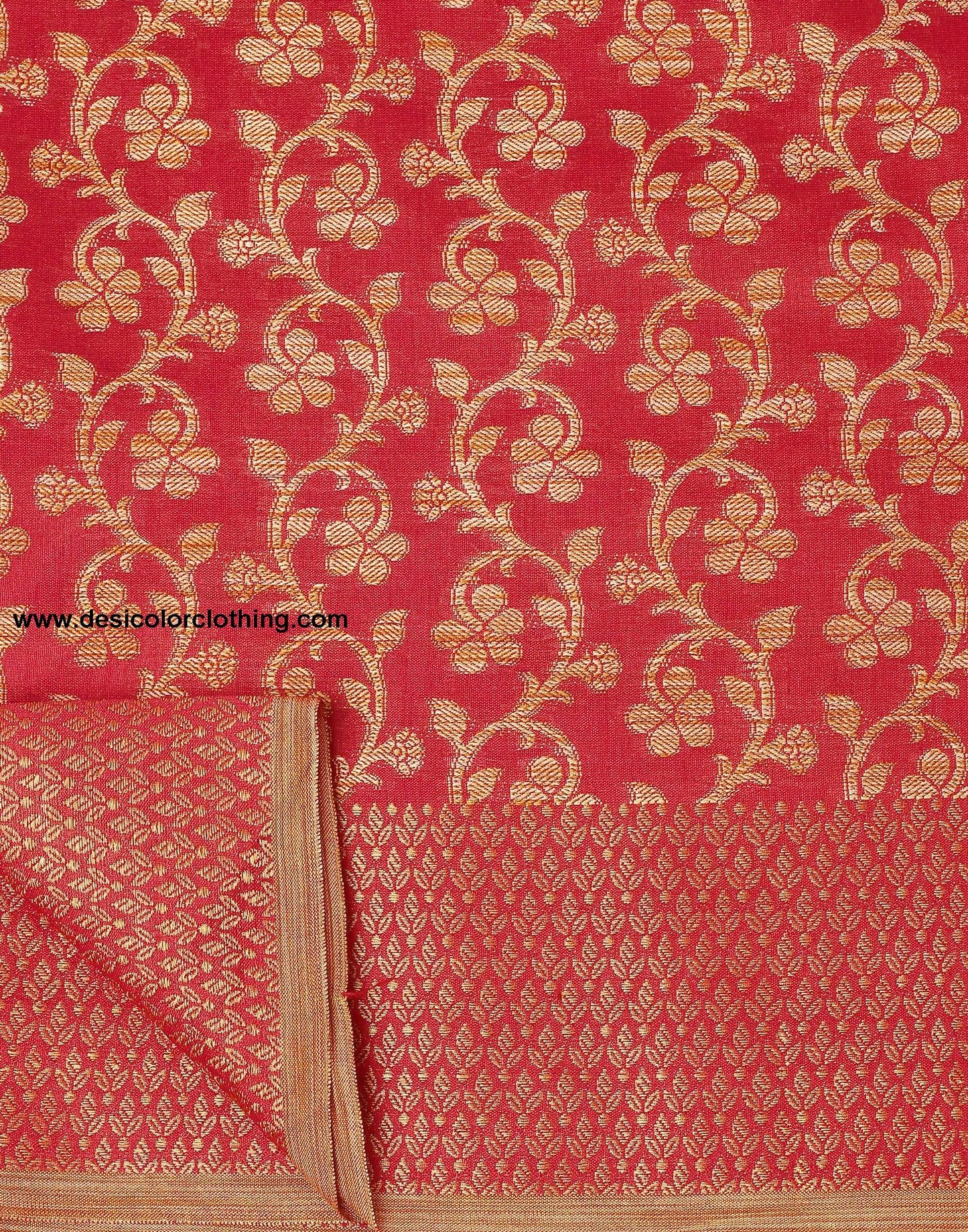 Red Banarasi Silk Saree