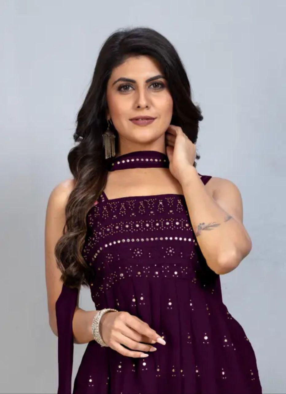 Product Image - Elegant Wedding Saree - Designer Fox Georgette