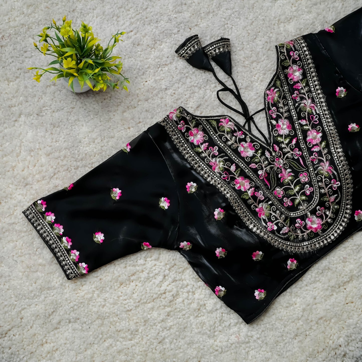 Product Image - Designer Festival Wear Embroidered Blouse