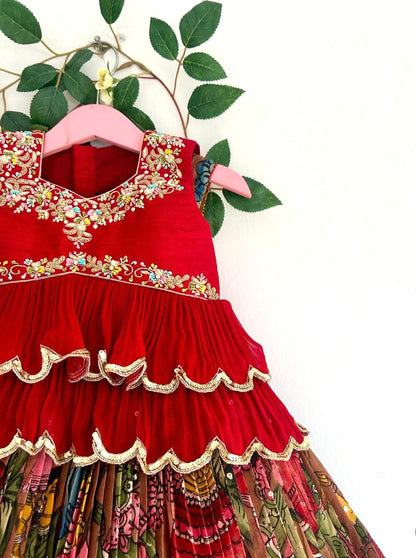 Product Image - Designer Kediya Style Lahenga Set - Ready to Wear Ethnic Wear