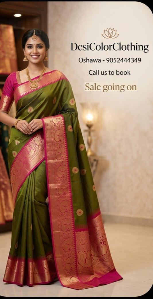 Product Image - Exquisite Kachipuram Pattu Saree - 1