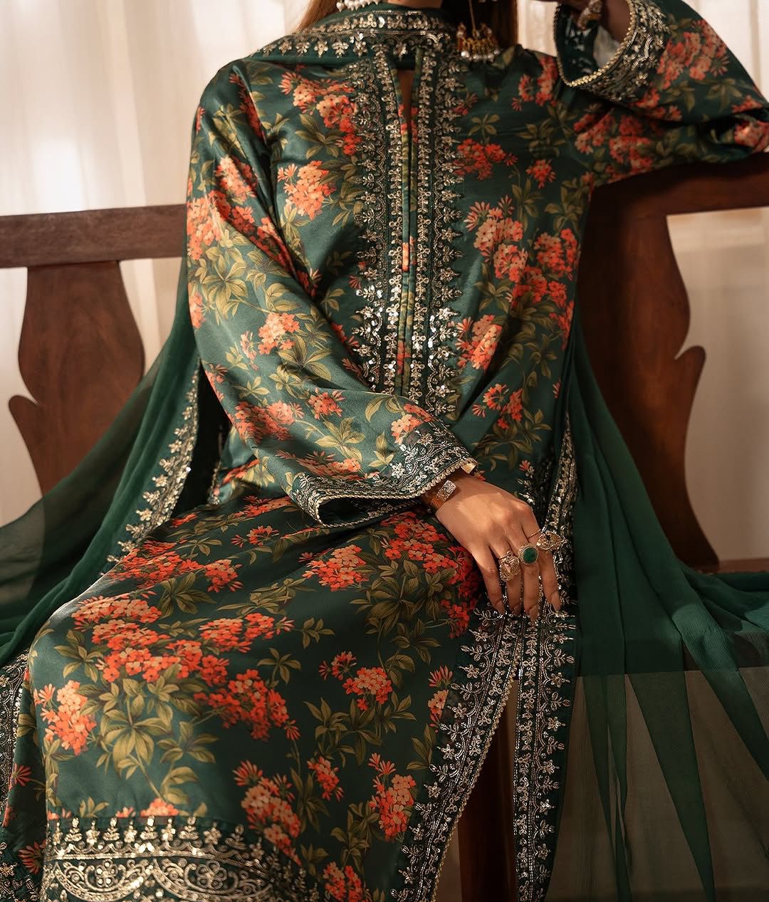 Product Image - Exquisite 3-Piece Eid Collection Kurti-Plazzo with Dupatta