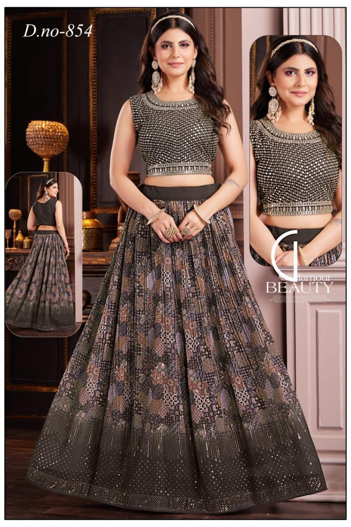Product Image - Designer Wedding Saree & Lehenga - Ethnic Georgette Festive Wear