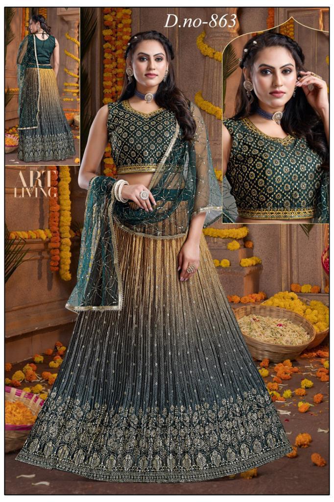 Product Image - Designer Wedding Saree & Lehenga - Ethnic Georgette Festive Wear