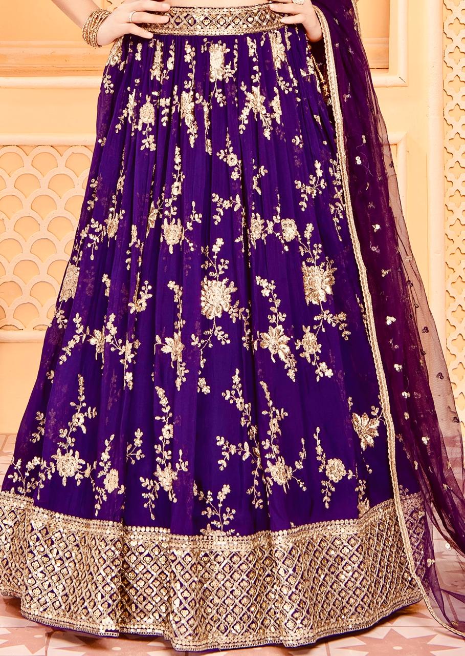 Product Image - Designer Georgette Kids Lehenga for Festive Season