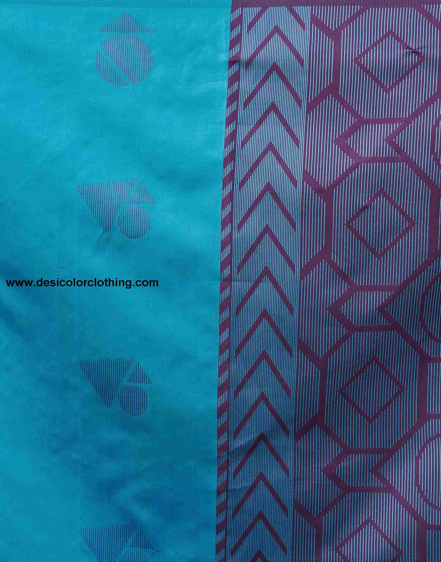 Blue Silk Woven Saree