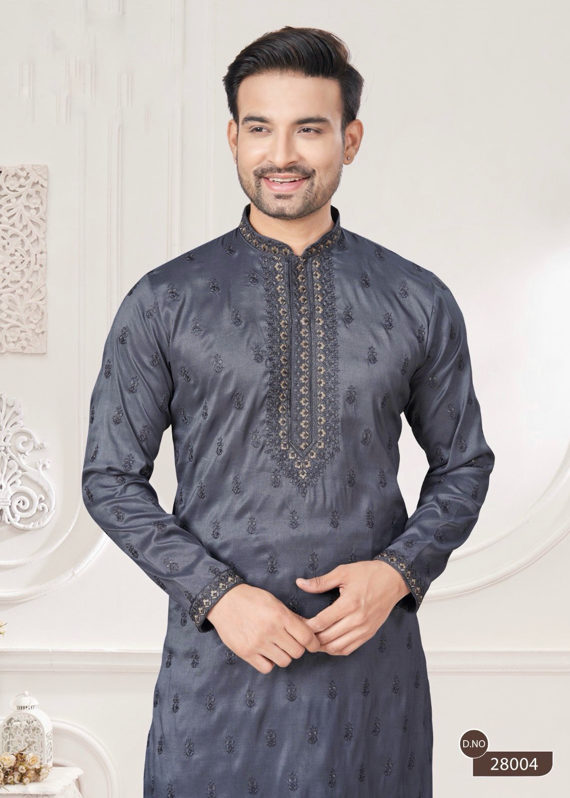 Product Image - Designer Wedding Kurta Pajama Collection Vol 28 - Aashirwad Creation