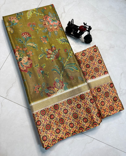 Product Image - Designer Georgette Saree - Soft Chanderi Cotton