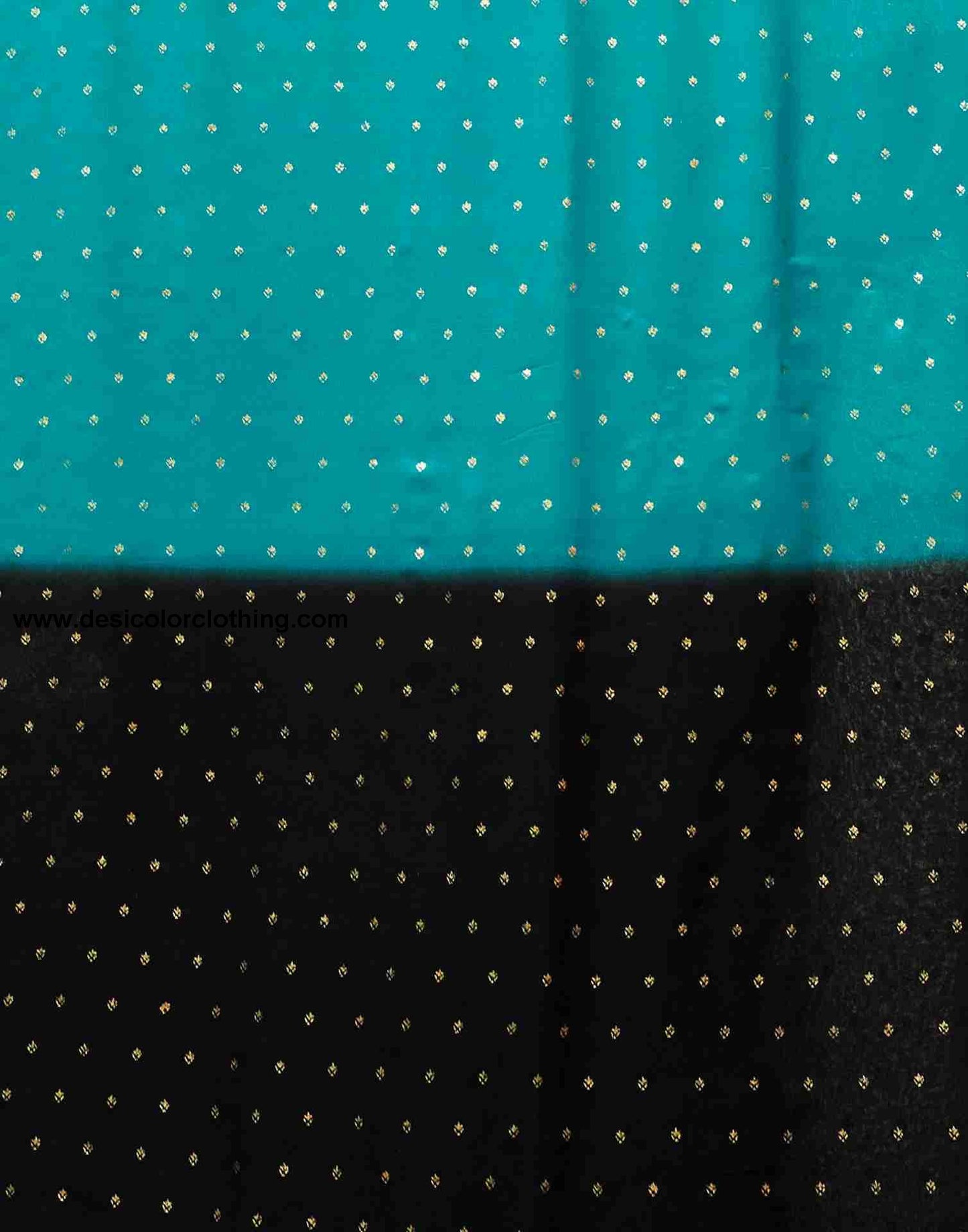 Blue Georgette Plain Saree