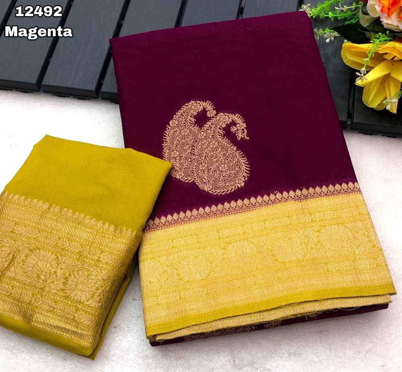 Product Image - Designer Georgette Wedding Saree - Ethnic Wear for Festive Occasions