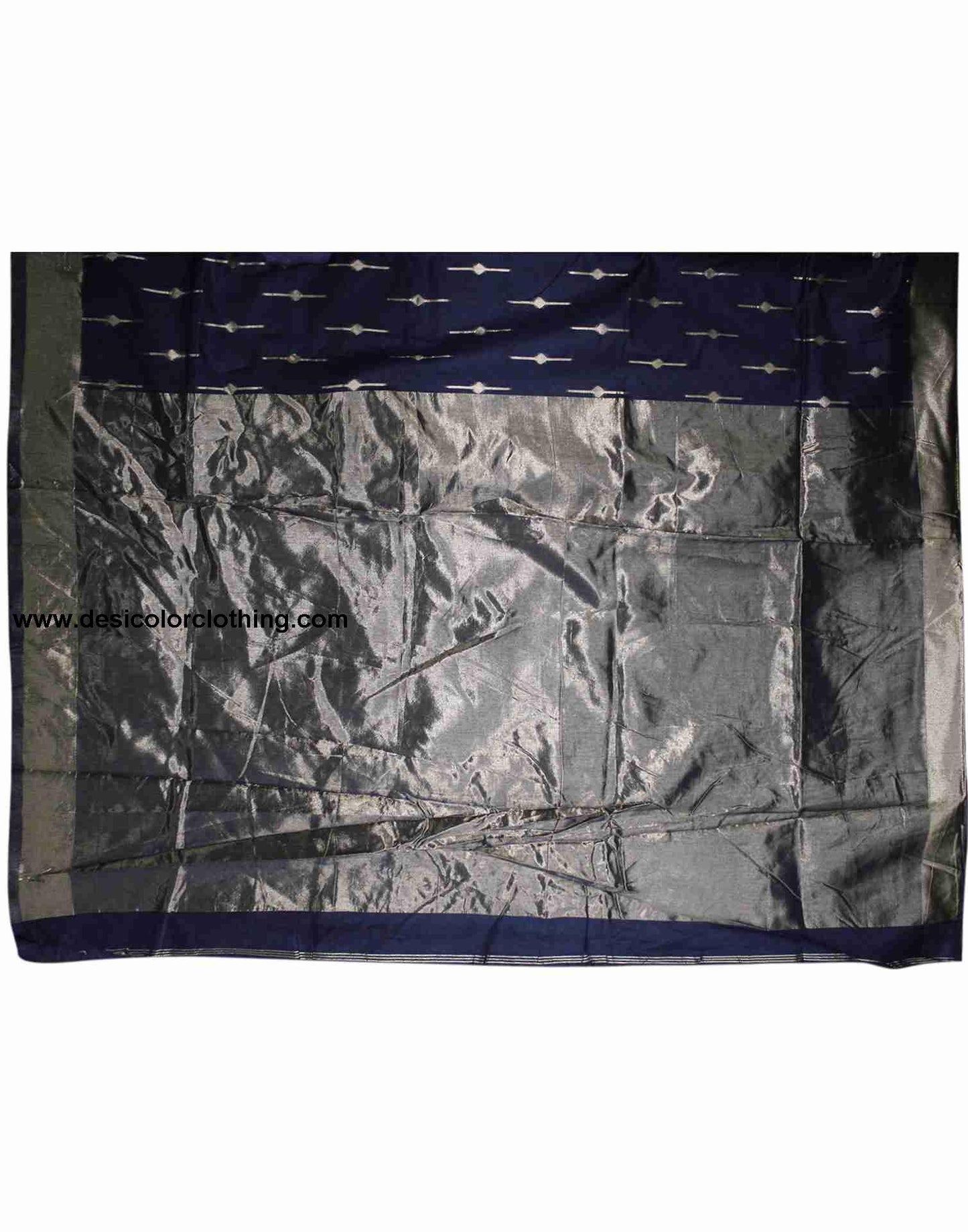 Black Cotton Woven Saree