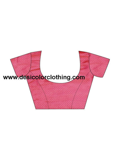 Rose Pink Silk Printed Ready To Wear