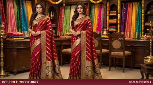 Product Image - Elegant Banaras Shiffon Fancy Sarees for Every Occasion - 1