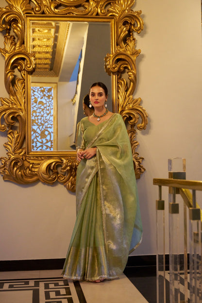 Product Image - RANI SA Shimmering Zari Designer Saree Collection
