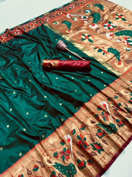 Product Image - Exquisite Pure Silk Kanchivram Saree