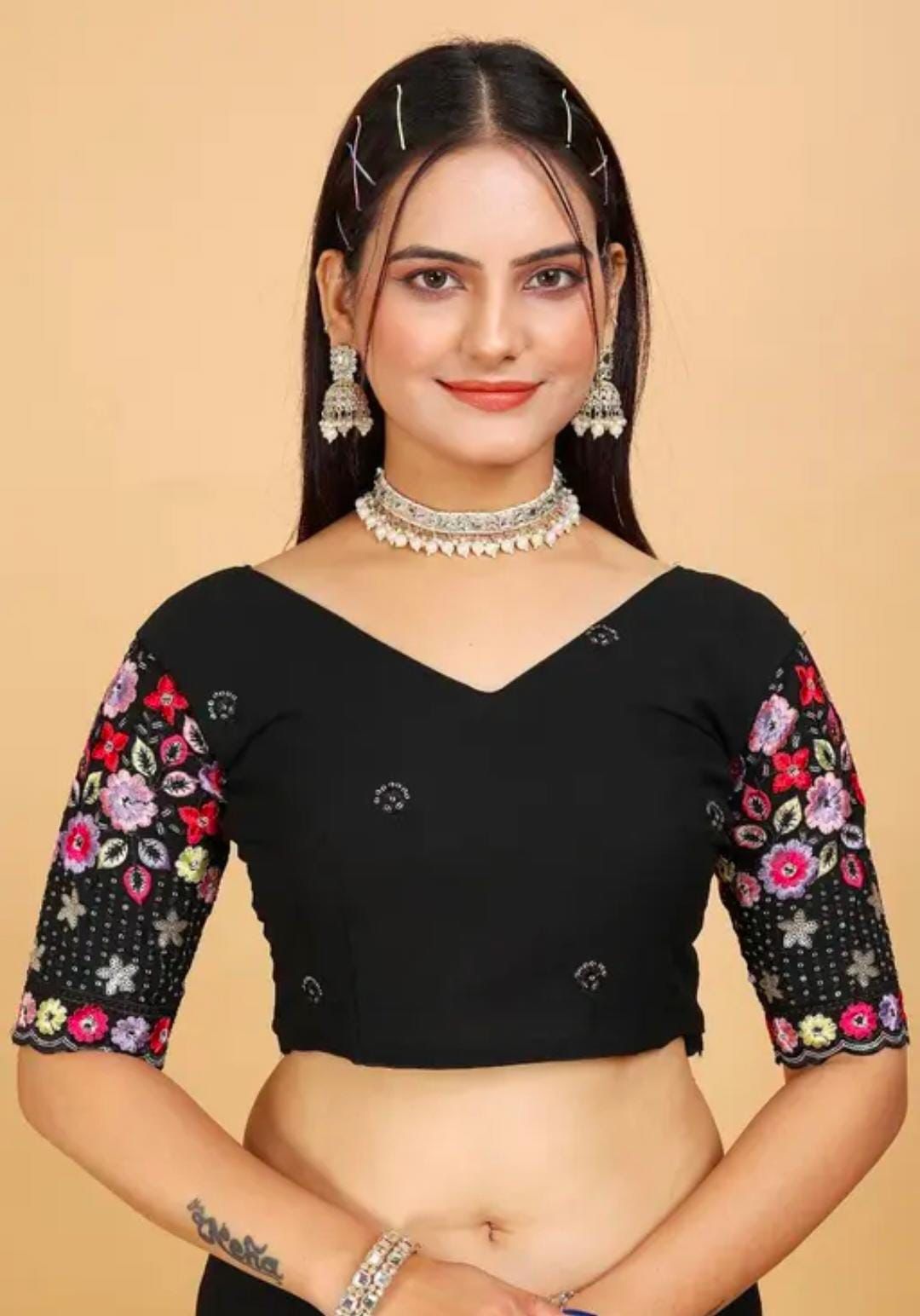 Product Image - Fancy georgette saree