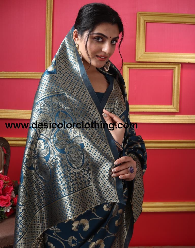 Rama Silk Plain Saree
