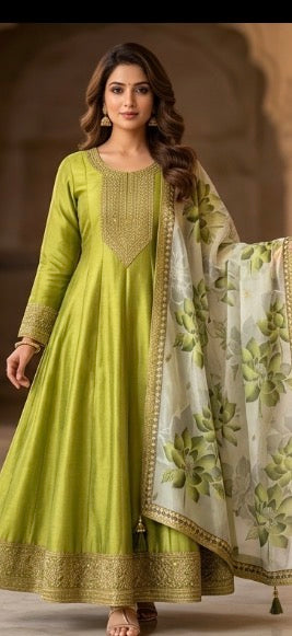 Product Image - Elegant Designer Anarkali Suit for Wedding or Party - 1